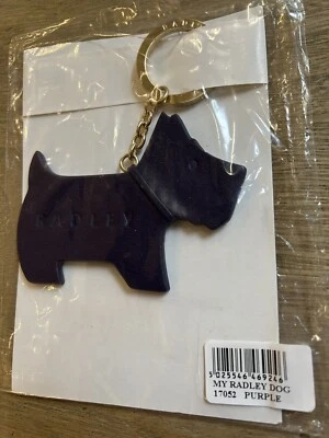 £15 • Buy Brand New Radley Keyring - My Radley Dog - Purple - Rrp £22