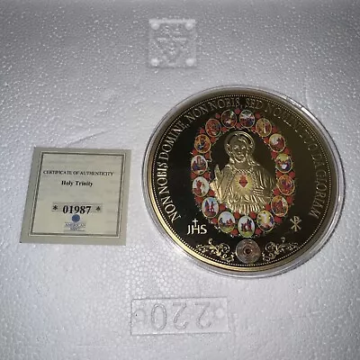 U S COLLECTIBLES 2015 COLOSSAL COIN Holy Trinity CIVITAS VATICANA 376 G • $79.99