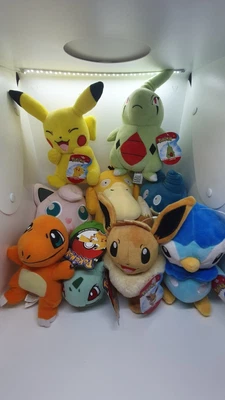 $120 • Buy Pokemon Licensed Company Plush Toy Official 18cm-20cm 9pcs