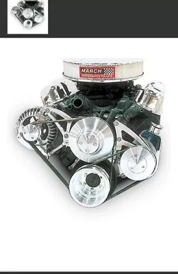 March Performance 40405 Alternator With Power Steering Bracket & Pulley Kit NEW • $500
