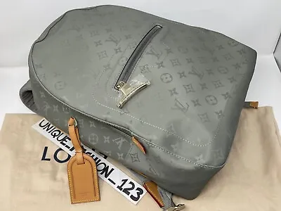 Louis Vuitton Monogram Titanium Pm Grey Backpack New Canvas Christopher • $9999.99