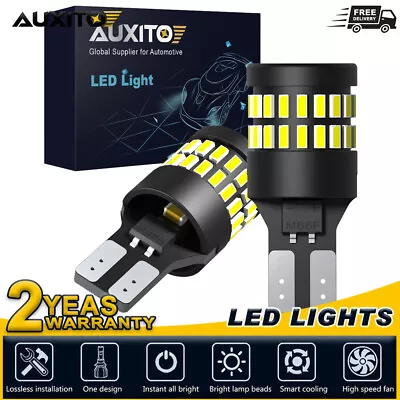 AUXITO 2X T15 912 921 W16W CANBUS LED Reverse Wedge Globe Car Light Bulb 6000K • $13.99