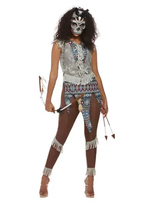 Dark Spirit Warrior Woman Costume Blue • £16.99