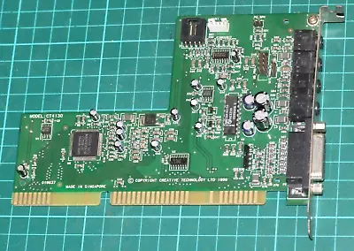 Creative Labs Vibra 16 CT4130 16-bit ISA Sound Card For Vintage 386 486 Computer • $50