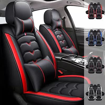 Fits Mazda CX-5 CX-30 Car Seat Covers 5 Seats Full Set PU Leather Seat Cushions • $39.99