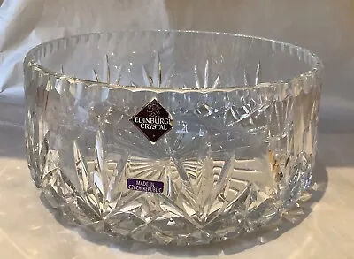 Genuine Vintage Edinburgh Crystal Heavy Trifle/Fruit Bowl 8inch/20cmdiameter • £32.29