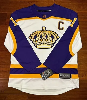 AUTHENTIC NEW Fanatics Los Angeles Kings ANZE KOPITAR Reverse Retro Jersey MENS • $149.95