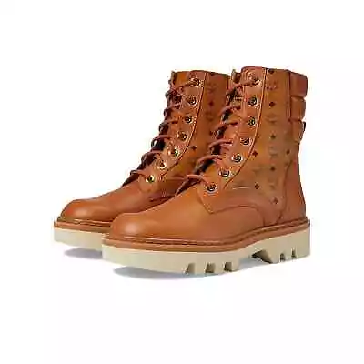 MCM Men's Collection Ankle Boots Cognac EUR 41 US 8 • $360