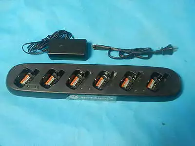 MOTOROLA CLS MULTI 6 UNIT CHARGER CLS1410 CLS1110 VL50 HCTN4002A AC Accesory • $75