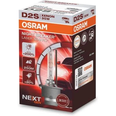 XENARC NIGHT BREAKER LASER D2S 3200 Lm 66240XNN Xenon Bulb OSRAM • $102.99