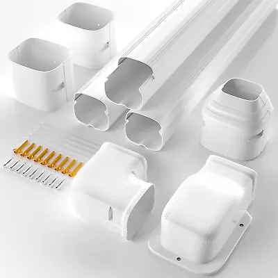 3'' 11Ft Line Set Cover Kit For Mini Split Ductless Air Conditioners And Heat Pu • $56.03