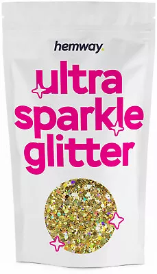 Cosmetic Glitter Gold Holographic Mix Festival Nail Face Eye Body Tattoo Epoxy • £7.99