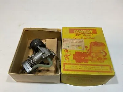 Cameron 19 Special Lapped Piston Model Heavy Duty Engine Model Boats Box Manual • $130.71