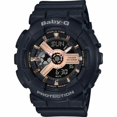 Casio Baby-G Rose Gold Black Analogue/Digital Watch BA110RG-1A BA-110RG-1A • $179.90