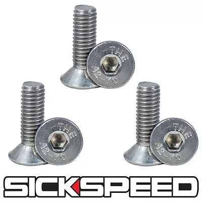 Silver Steering Wheel Screw 6pc Bolt Kit For Nardi/personal/sparco/omp/momo A3 • $6.70