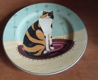 Cat Salad/Dessert 8-1/4” Plates Sakura Warren Kimble Collection 4 Different Cats • $10