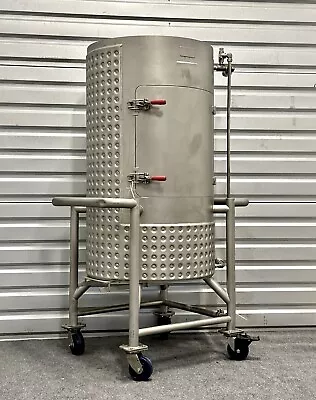 ATMI 560L Stainless Steel Dimple Jacketed Bag Holding Mixing Tank LT-JTBB562 • $2995