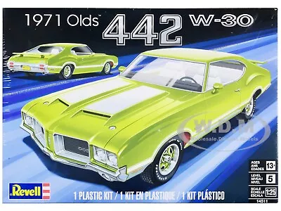 Level 5 Model Kit 1971 Oldsmobile 442 W-30 1/25 Scale Model Car By Revell 14511 • $24.99