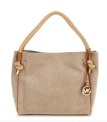 Michael Kors Isla Large Tote Grab Bag - Color: Natural • $250