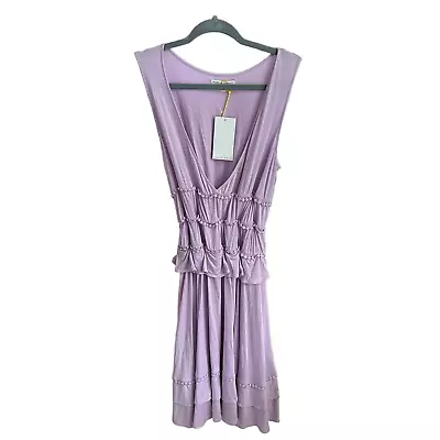Rebecca Minkoff Lilac Ruffle Mini Dress - S - NWT • $65