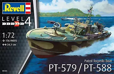 $23.99 • Buy Revell 1/72 US Patrol Torpedo Boat PT-579/588 05165
