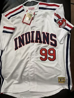 Cooperstown Collection Jersey Mitchell Ness Cleveland Indians Vaughn Size: XL • $350