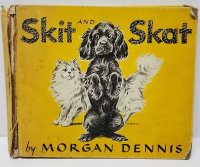 1955 Skit And Skat By Morgan Dennis Hardcover Ex-Library 3rd Printing DAMAGED • $9.99