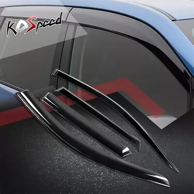 Window Visors Sun Guard Rain Deflector Vent For MIT Outlander Sport 2011-2024 • $35.99