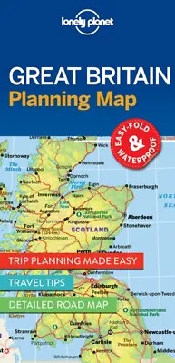 Lonely Planet Great Britain Planning Map By Lonely Planet  NEW Book • £6.05