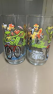 Muppet Glasses 1981 McDonalds The Great Muppet Caper Kermit The Frog Lot Of 2 • $5