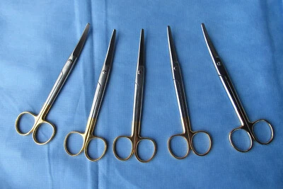$120 • Buy V. Mueller SU1814 Mayo Dissecting Scissors, Curved, 6 3/4  Lot Of 5 - OR Grade