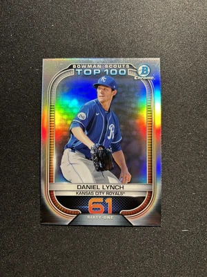 $0.99 • Buy 2021 Bowman Chrome BTP-61 Daniel Lynch Scouts Top 100 Kansas City Royals