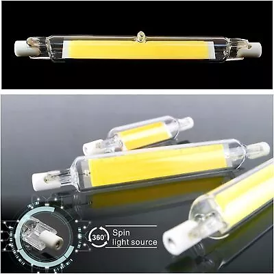 Halogen Lamp R7S LED COB 5/10/20W Dimmable Glass Replace 118mm 78mm Incandescent • $4.80