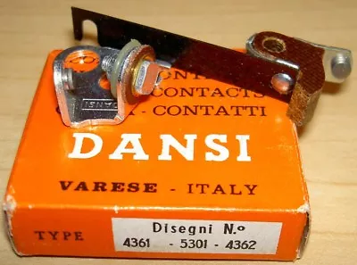 1950's Ducati 48 85cc Maserati 50 125 Morini 98 125 Dansi Ignition Points 013239 • $14.94