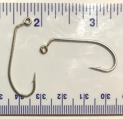 100 Matzuo 118050 O'Shaughnessy 60 Degree Jig Fish Fishing Hooks Size 1 • $10.99