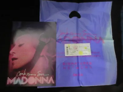 Madonna Confessions 2006 World Tour Book With Japan Ticket & Bag Concert Program • $79.99