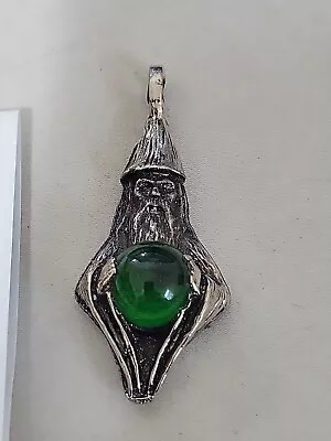 Wizard Eye   Pewter  Pendant Charm Amulet • $7.95