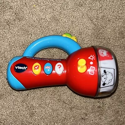 VTech Spin And Learn Color Flashlight ABC Educational Musical Colorful Tested • $5.48