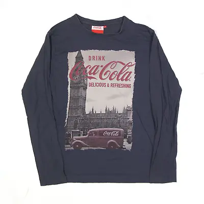 £10.99 • Buy COCA COLA T-Shirt Grey Long Sleeve Boys 14 Years