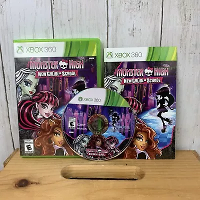 Monster High - New Ghoul In School (Xbox 360 2015)  Complete CIB Manual • $19.95