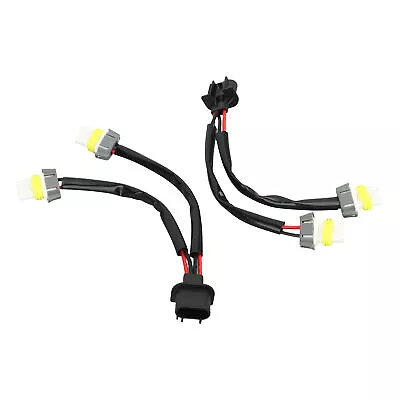 2Pcs Headlights Wiring Harness Adapter H13 9008 Male To 9005 9006 Female 2 Way • $12.02