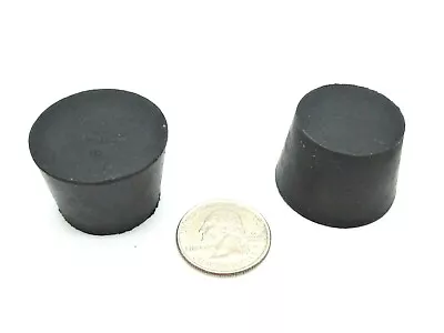 #6.5 Solid Rubber Stopper  Lab Tapered Plug Bung  No Hole  Fits 1 1/16 -1 3/8 ID • $21.40