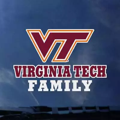 Virginia Tech Hokies Transfer Decal - Family • $4.99