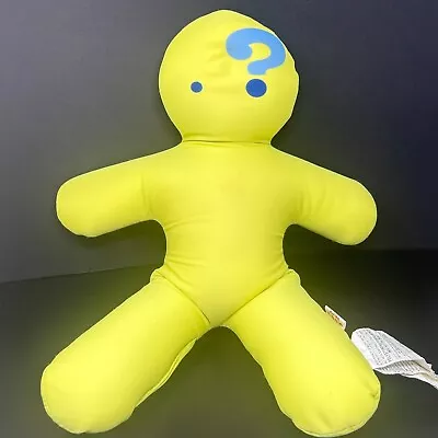 Mogu People Curiosity Microbead Pillow Yellow Squishy Plush Doll Question Mark • $127.49