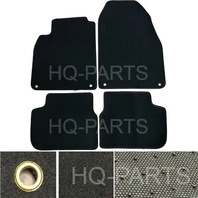 New 4 Pieces Black Nylon Carpet Floor Mats Fit For 03-11 Saab 9-3 • $46.88