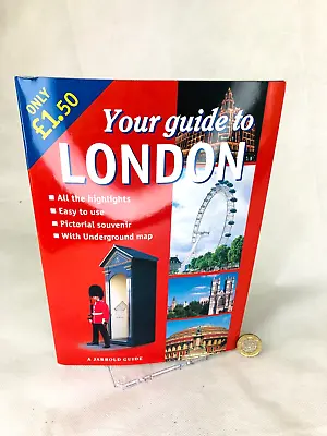 London Guide Book Britain London New With Underground Train Map Jarrold • £4.49