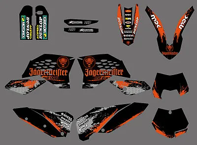 Graphics Kit For KTM SX SXF 125 144 150 250 450 505 525 2008-2010 Decals Deco • $52.24