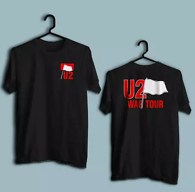 The U2 War Tour Music Band Unisex Black T-Shirt Gift Fan Size S-3XL • $27.99