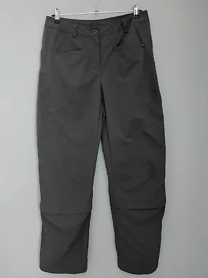 Vintage Berghaus Cargo Zip Off Legs Grey Hiking Walking Trousers Size 14 R • £19.99