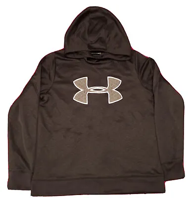 Under Armour “loose” Large Logo “cold Gear” Adult Size Medium  Cowl Neck Hoodie • $16.85